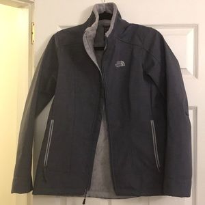 The North Face purple / grey jacket